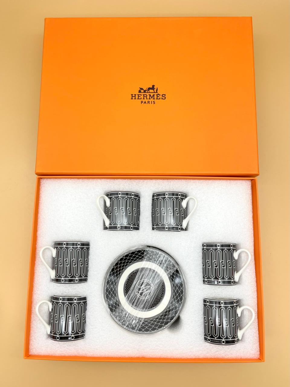 Hermes Turkish coffee set of six